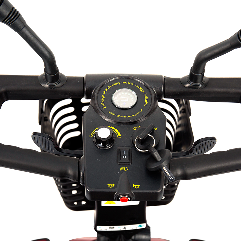 YL-01S 4kolový přenosný skládací motorizovaný skútr pro seniory