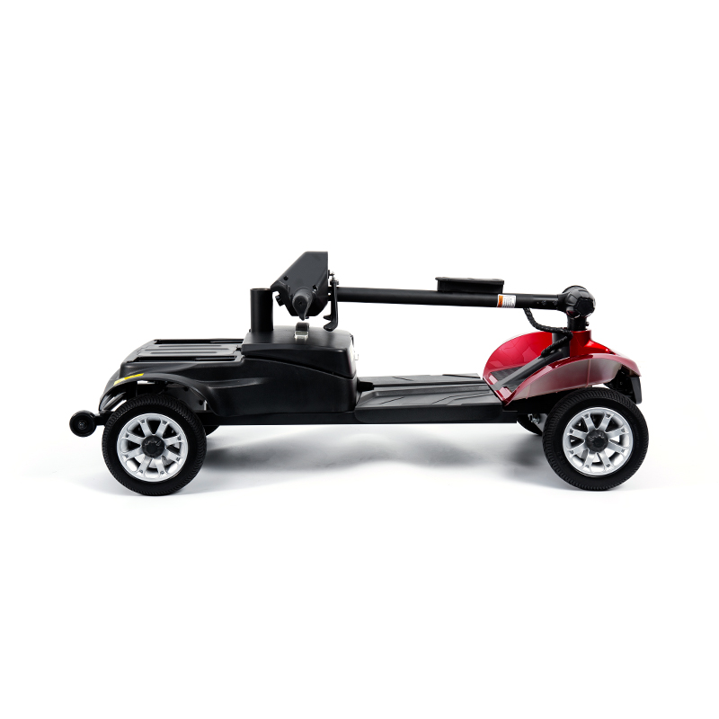 YL-02 Lehký 4kolový mobilní skútr pro seniory, vybavený sedadlem otočným o 360°