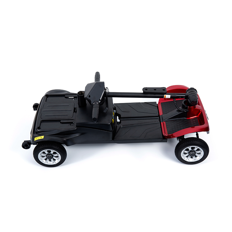 YL-02 Lehký 4kolový mobilní skútr pro seniory, vybavený sedadlem otočným o 360°