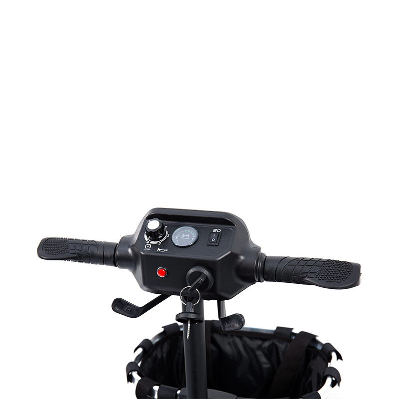 YL-02 Lehký 4kolový mobilní skútr pro seniory, vybavený sedadlem otočným o 360°