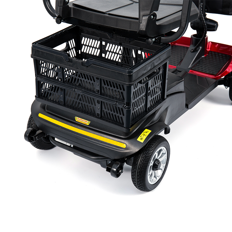 YL-02 Lehký 4kolový mobilní skútr pro seniory, vybavený sedadlem otočným o 360°