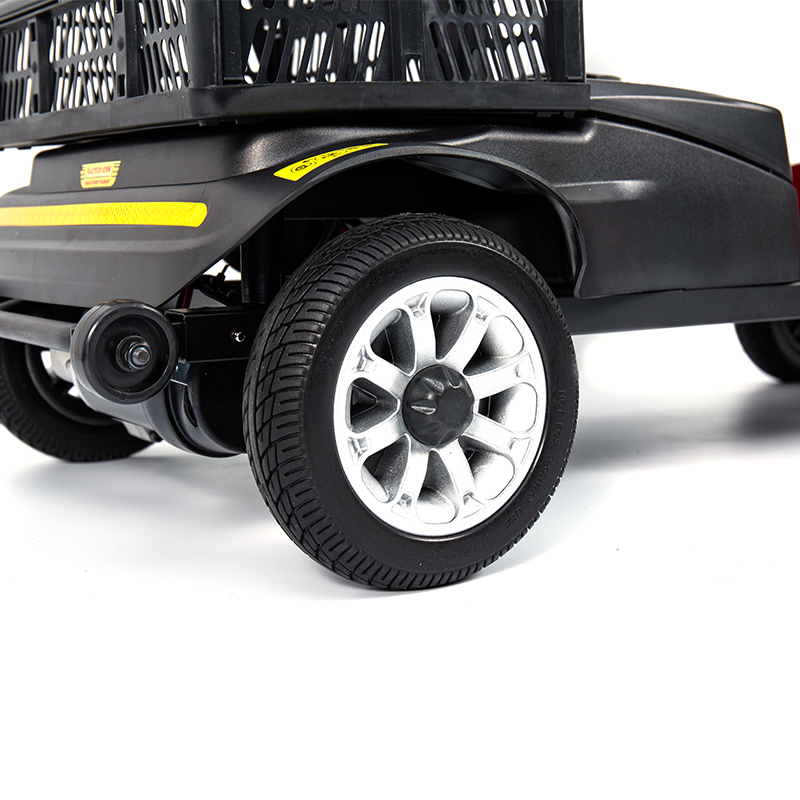 YL-02 Lehký 4kolový mobilní skútr pro seniory, vybavený sedadlem otočným o 360°